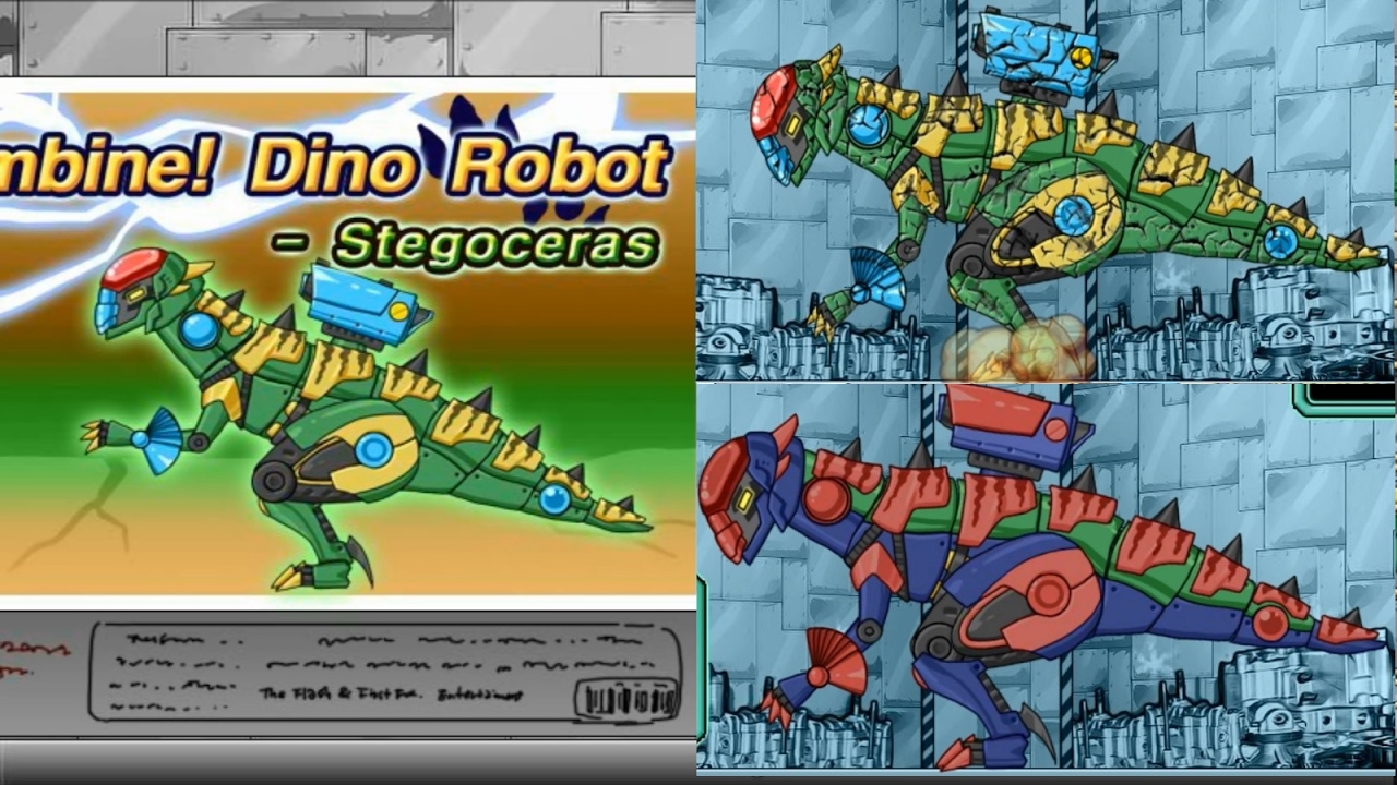 Dino Robot - Stegoceras and Stegoceras Repair Dino Robot