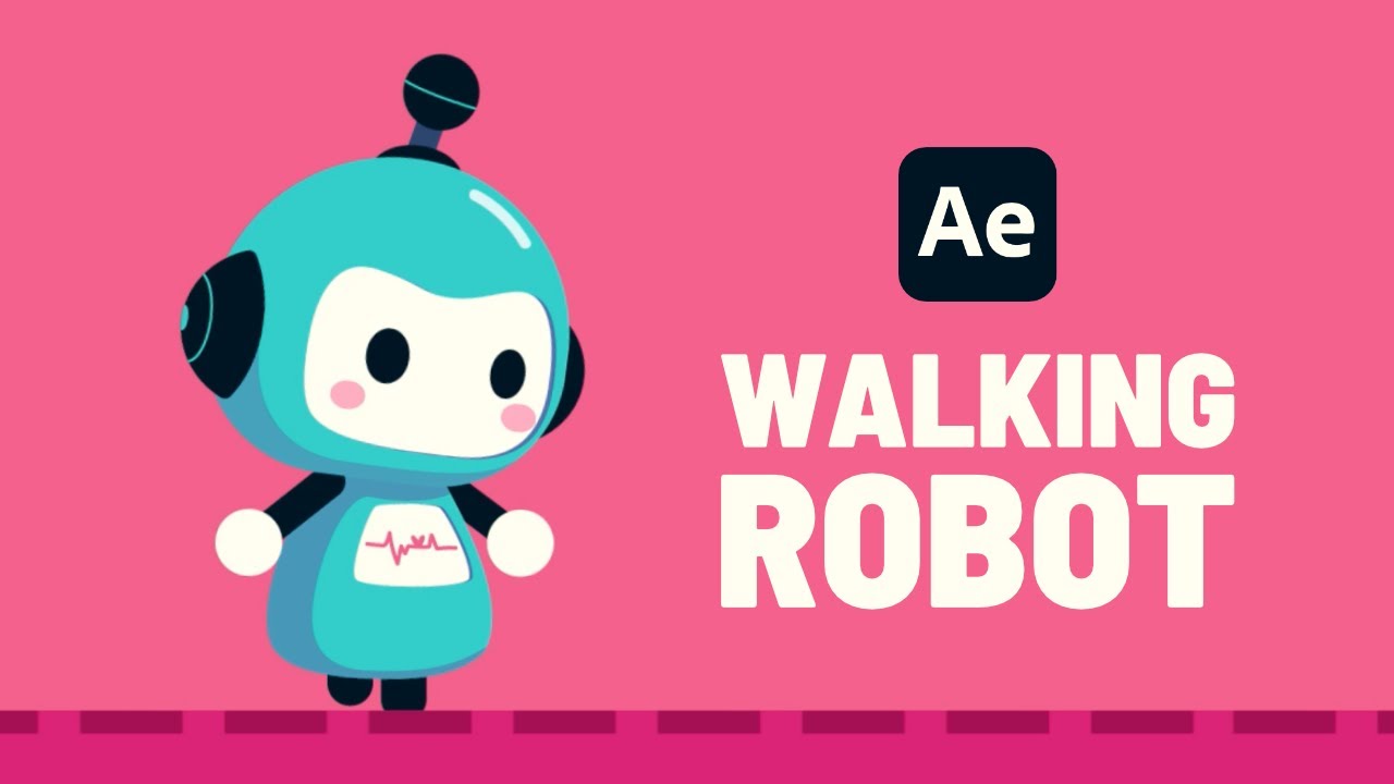 Walking Robot Animation - After Effects Tutorial #54