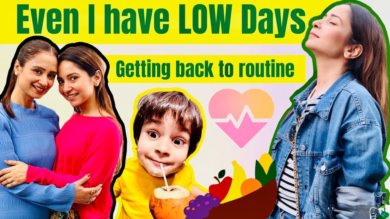 Even I have LOW days | Getting Back to Routine | Fashion Show at Home 