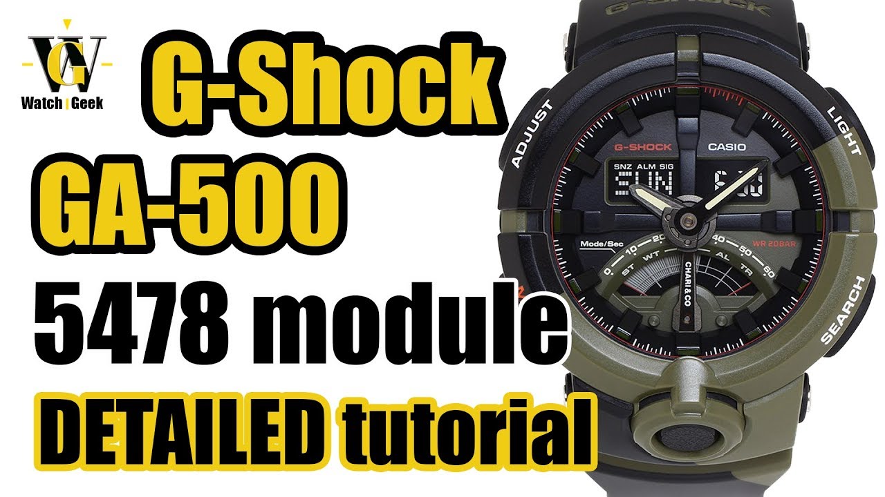 GA 500 module 5478 - detailed tutorial how to set up & use all the functions
