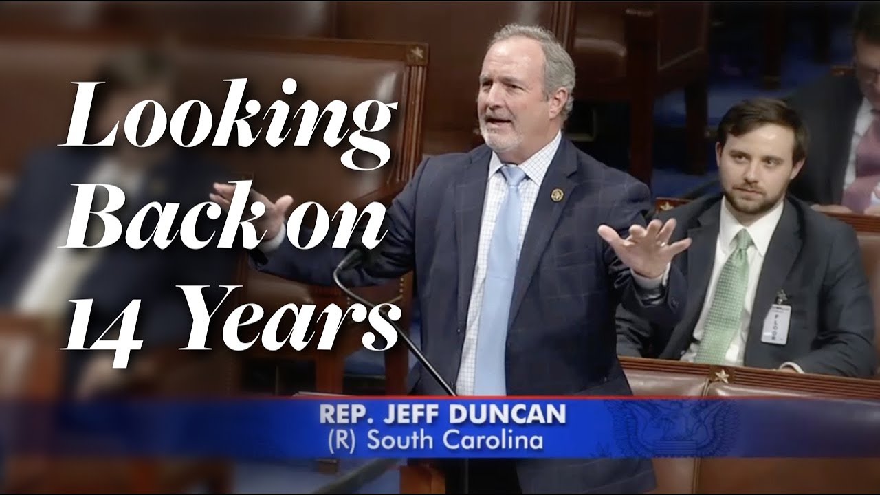 Looking Back on 14 Years as Congressman for SC-03