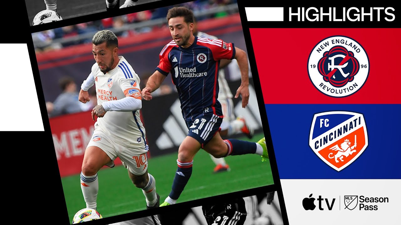 New England Revolution vs. FC Cincinnati | Full Match Highlights | March 17, 2024