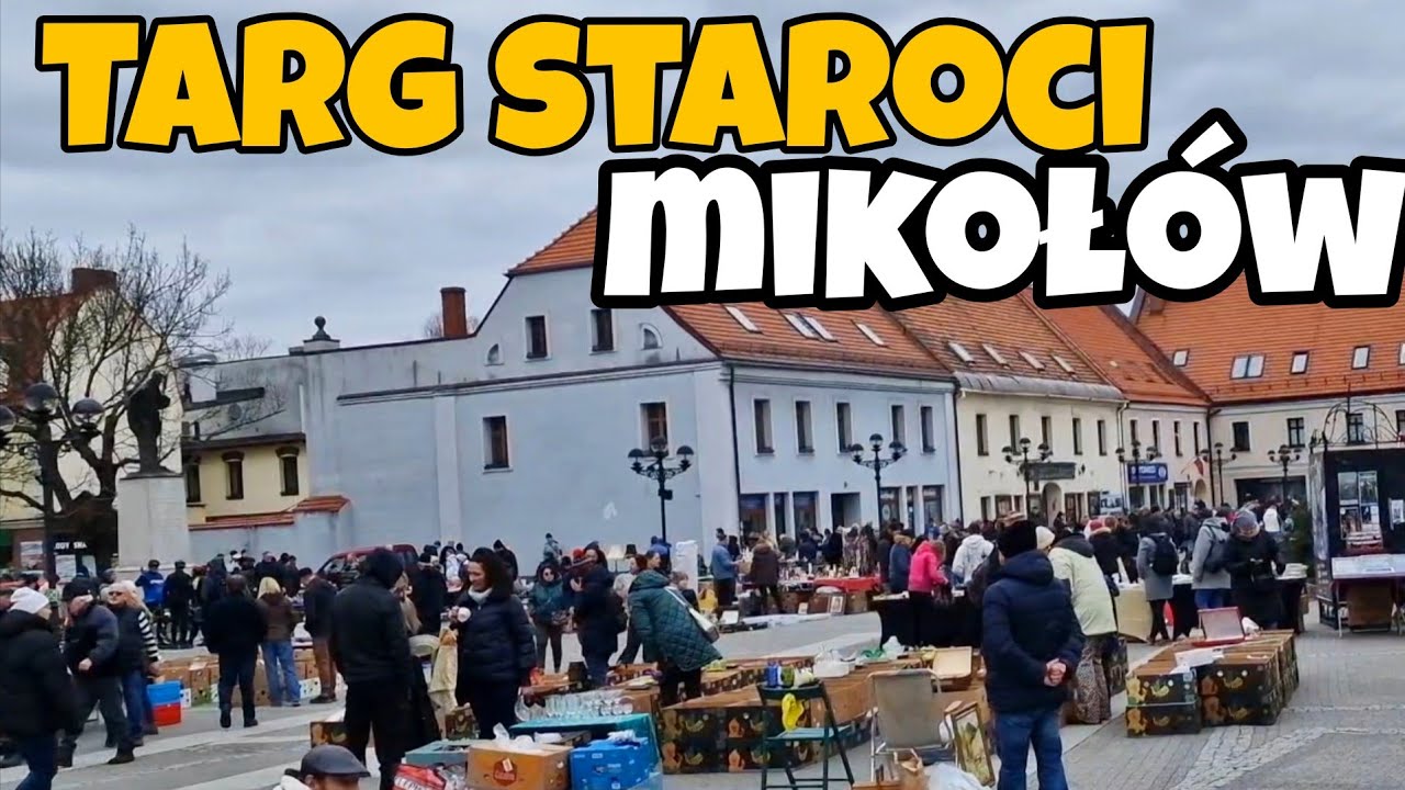 TŁUMY  NA  RYNKU W  MIKOŁOWIE . To było totalne oblężenie stoisk .