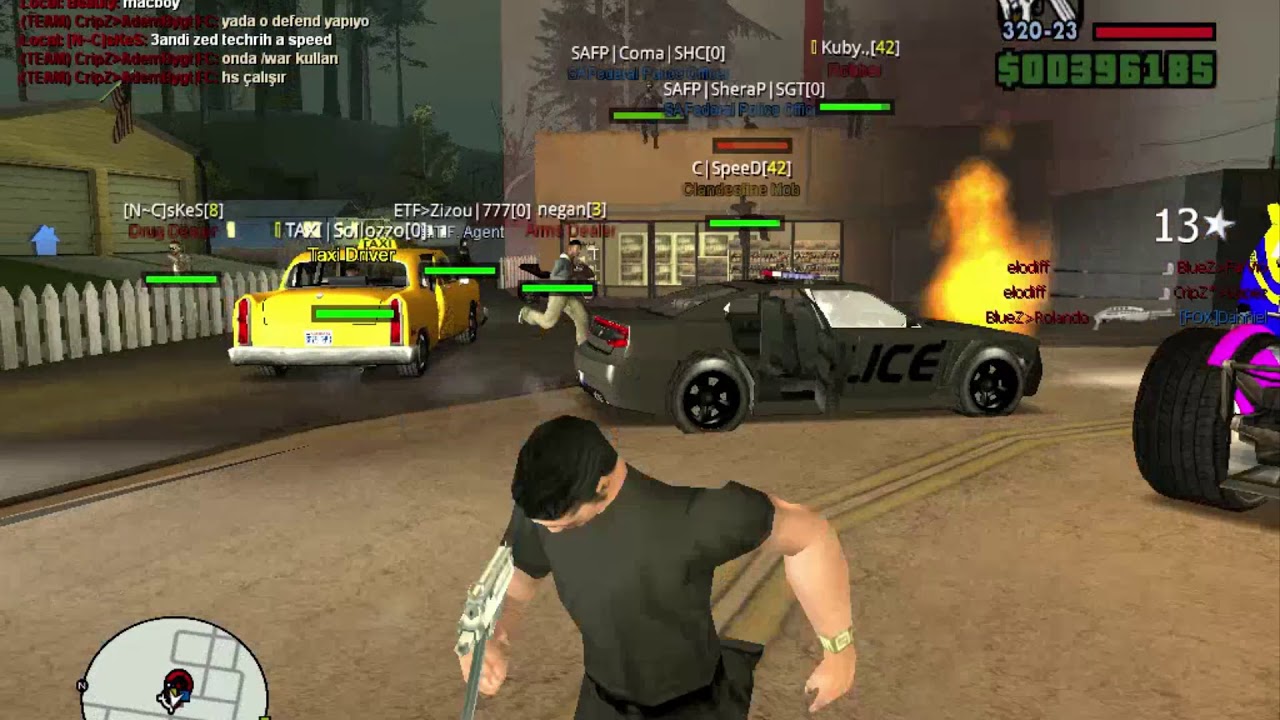SAES: RPG-Law: funny moments and actions vs cops 5