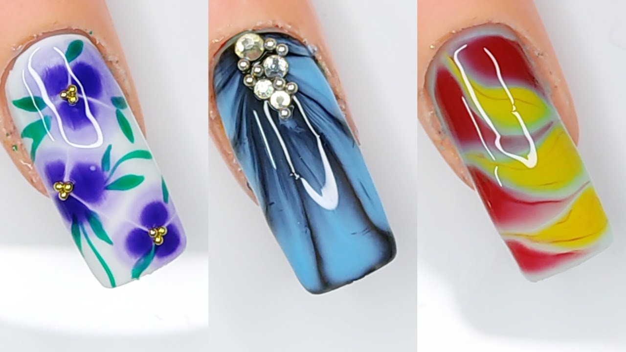 Easy Blooming Gel Nail Art Ideas | Simple Nail Art Designs 💅 #nailart #naildesign #nailinspiration