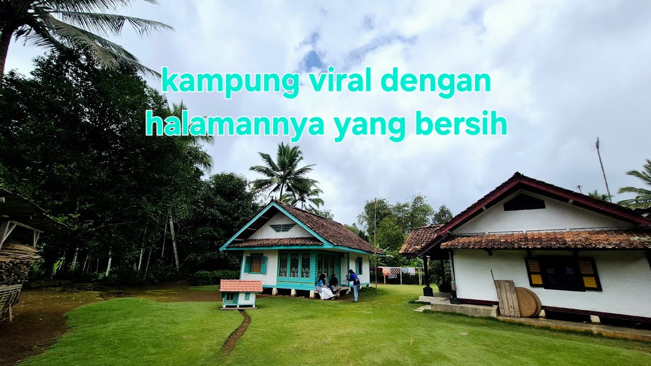 Kampung viral dengan halamannya yang bersih di puspahiang #tasikmalaya 