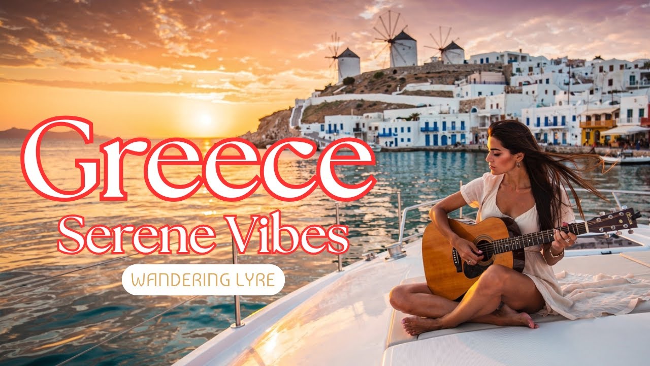 greek serene vibes, 3 hours of mykonos sunset melodies for peaceful sleep