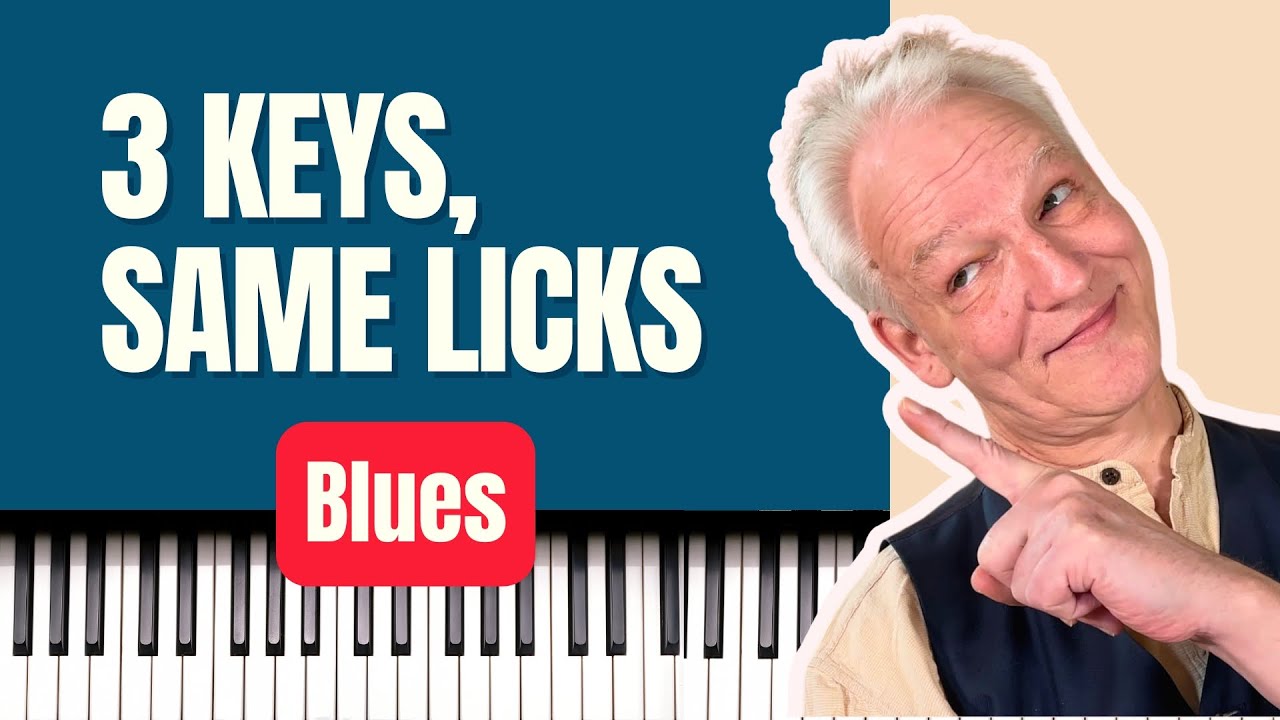 This Trick Teaches 3 Blues Keys at Once