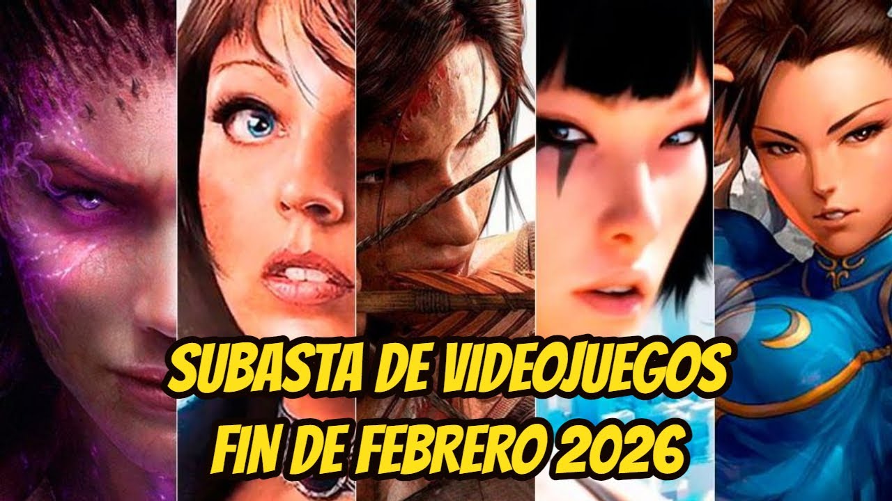 SUBASTA DE VIDEOJUEGOS FIN DE FEBRERO 2026