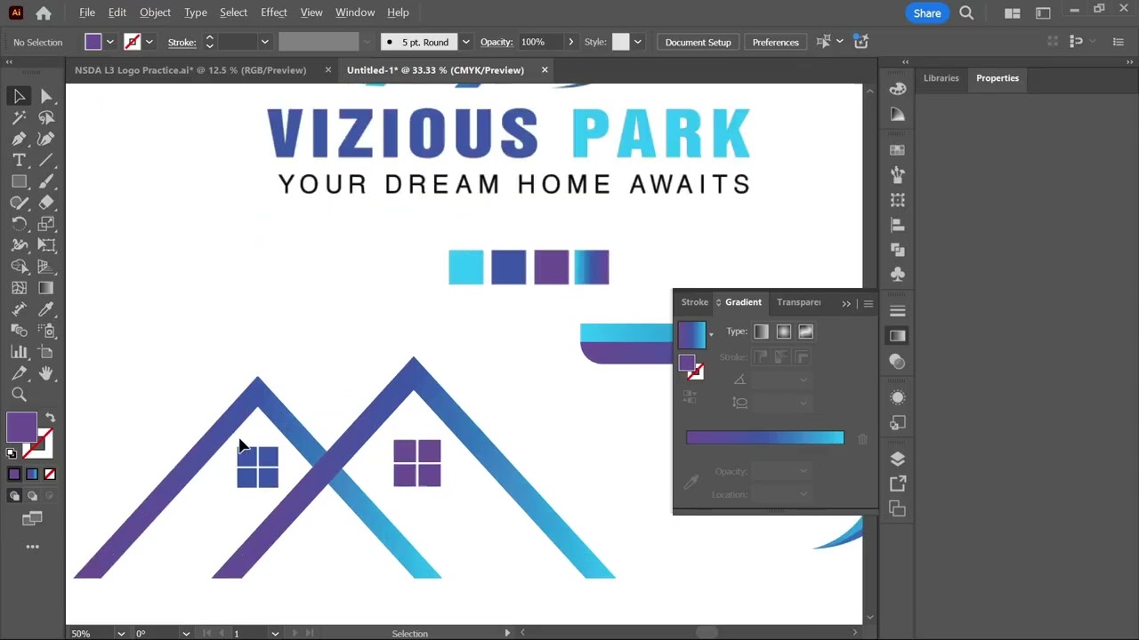 Home logo NSDA  level 3 Job Graphic Design for freelancing