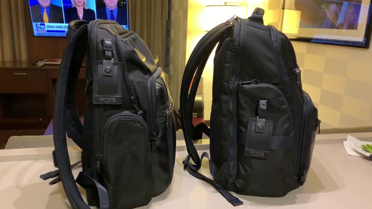 Tumi Alpha Bravo.  Nellis vs Sheppard.  Side by side comparison!
