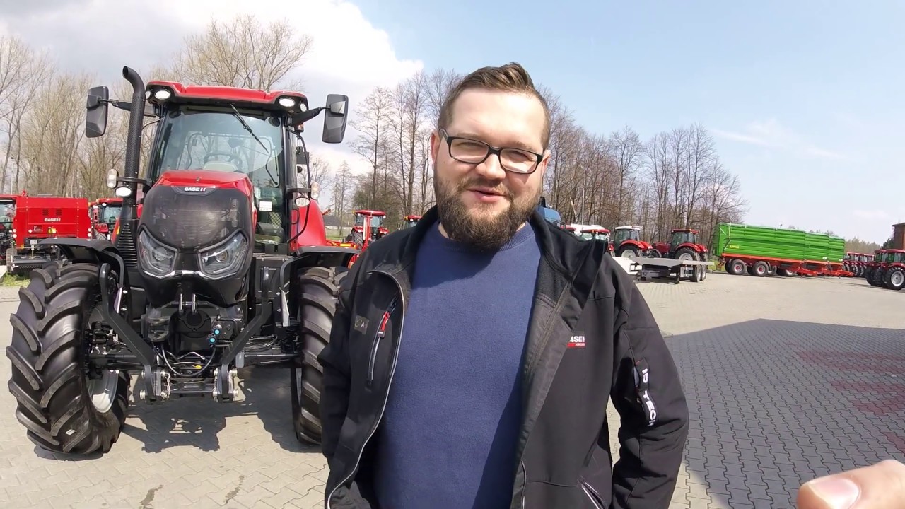 NOWY CASE IH MAXXUM 150 6 cyl. NOWA MASKA WIDOK Z ZEWNĄTRZ, WIDOK ZE ŚRODKA WALK AROUND