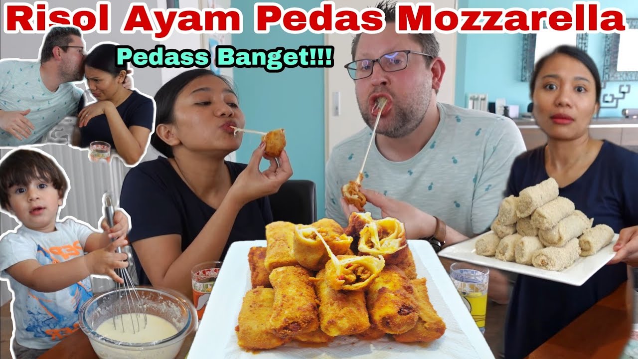 BIKIN RISOL AYAM PEDAS MOZZARELLA, PEDASNYA NAMPOLLL