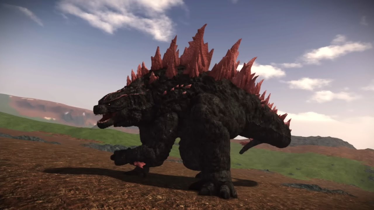 Evolved Godzilla gameplay before his remodel  (Age Of Titans)