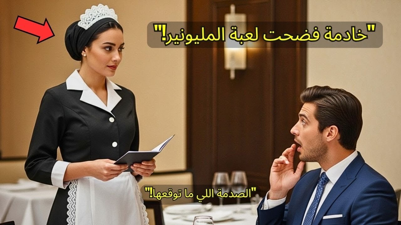 مليونير يسخر من خادمة عربية… لكن كلمة واحدة منها قلبت حياته وفضحت أكبر خدعة مالية!