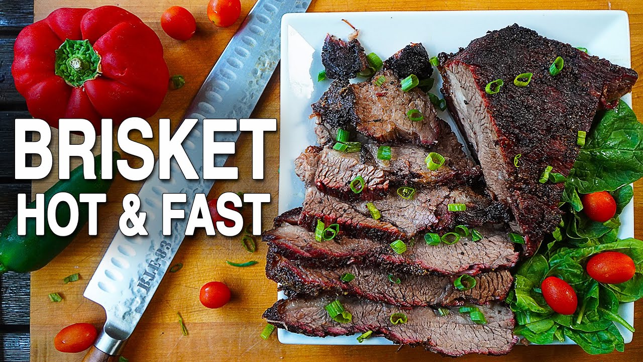 Hot and Fast 3-1/2 HOUR Brisket on the Big Green Egg | FOGO Charcoal