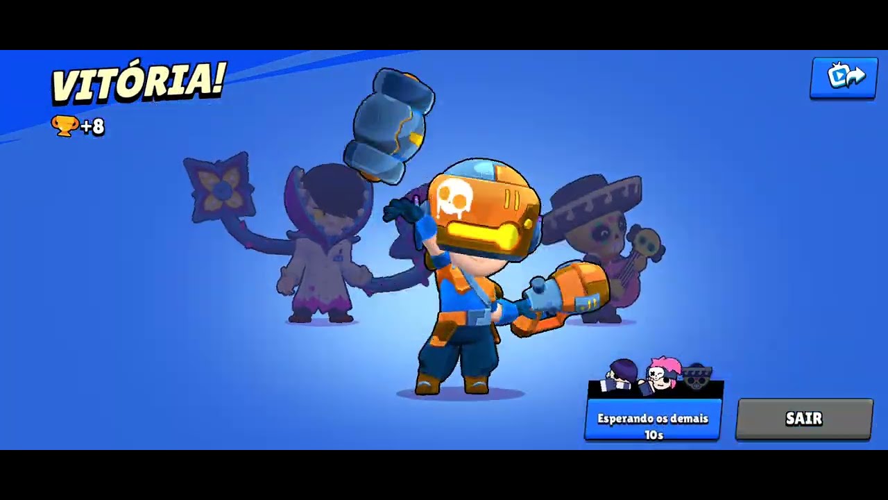 Vitória Insana Com a Penny Pique Gema (Brawl Stars)