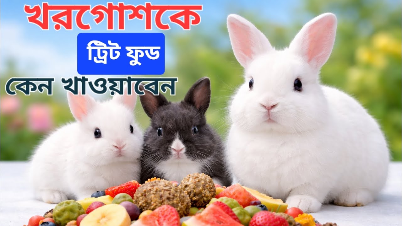 খরগোশের ট্রিট ফুড কি কি? | Rabbit Treat Food