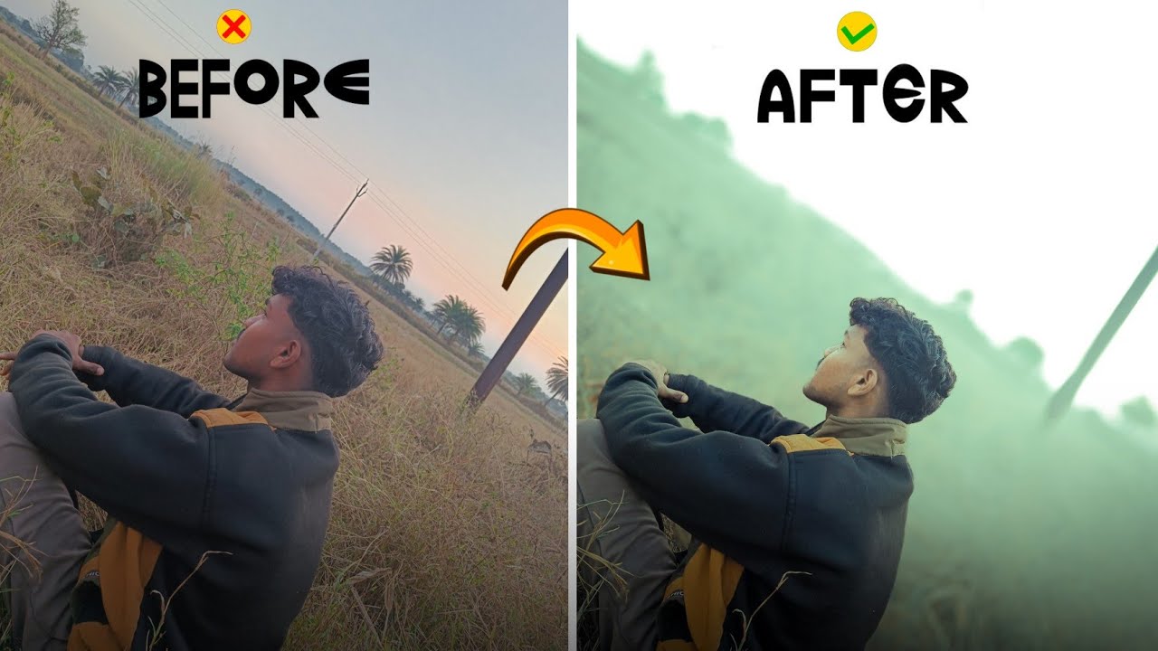 Cinematic Dreamy foggy Tone Editing in Lightroom Mobile 🔥 | Before × After Complete tutorial !!