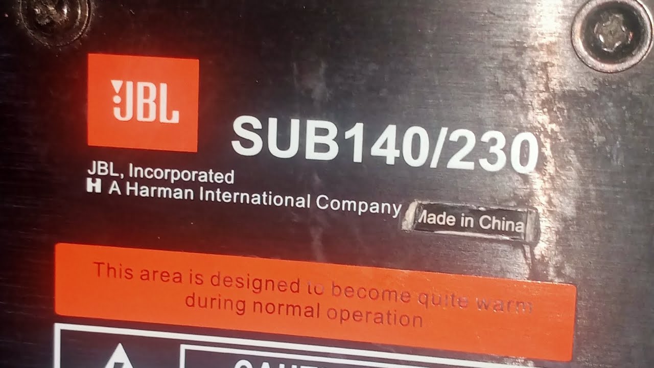 JBL SUBWOOFER SUB140/230 LOW SOUND PROBLEM SOLVED OMVISION ELECTRONIC #youtube #jbl