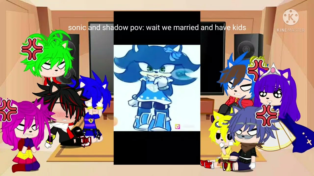 sonic family + shadow and tails react to sonadow memes