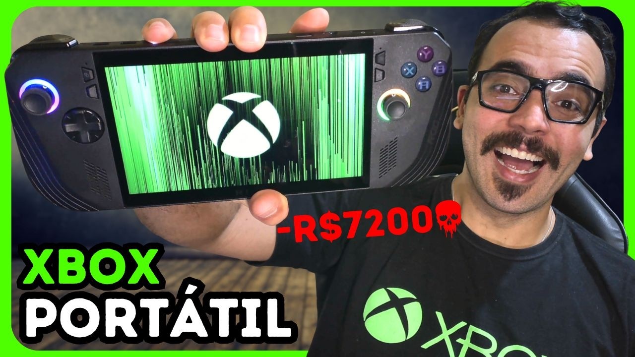 COMPREI o XBOX PORTÁTIL NO PRECINHO! (Rog Ally X)