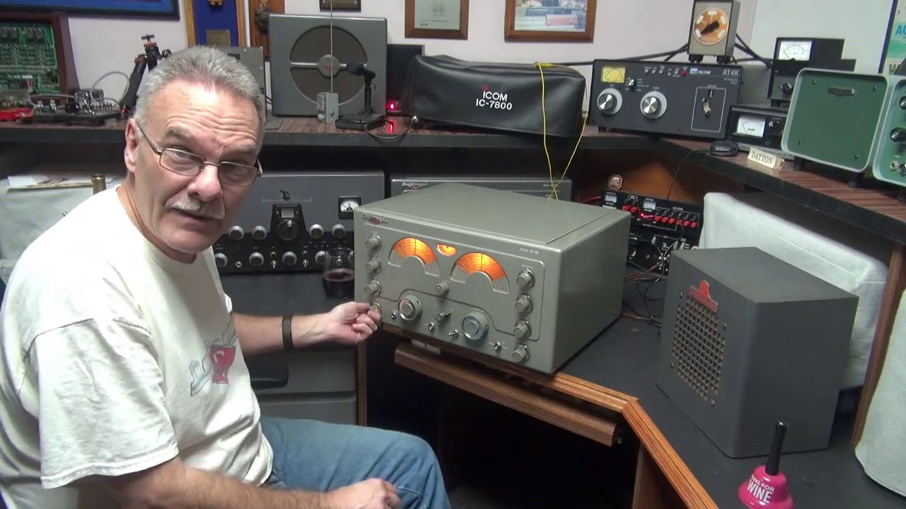 How to repair a damaged National NC-183 shortwave tube Ham receiver suffered poor shipping