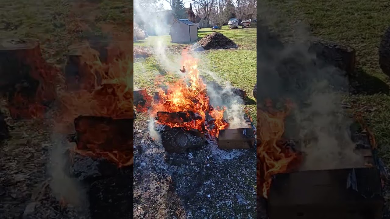 Sawdust puts fire out?