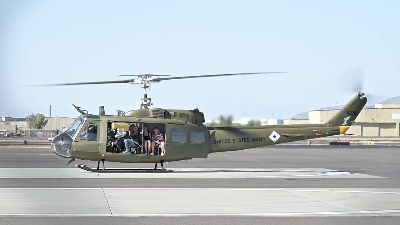UH-1 Huey Giving Rides for Veterans Day