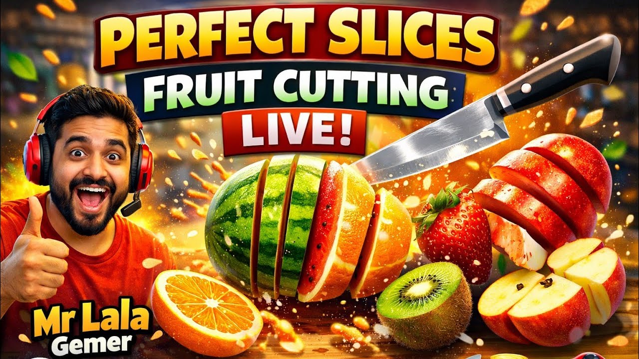 Mr Lala gemer  is live perfect slices fruit 🥒🍏 cutting #live #shorts #shortsfeed