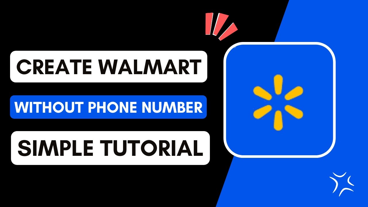 How to Create Walmart Account Without Phone Number