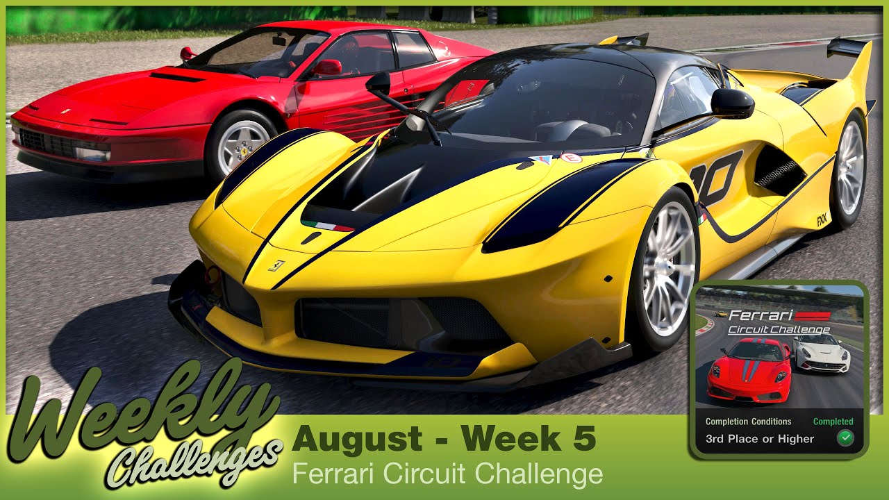Ferrari Circuit Challenge I Weekly Challenges I August - Week 5 I Gran Turismo 7