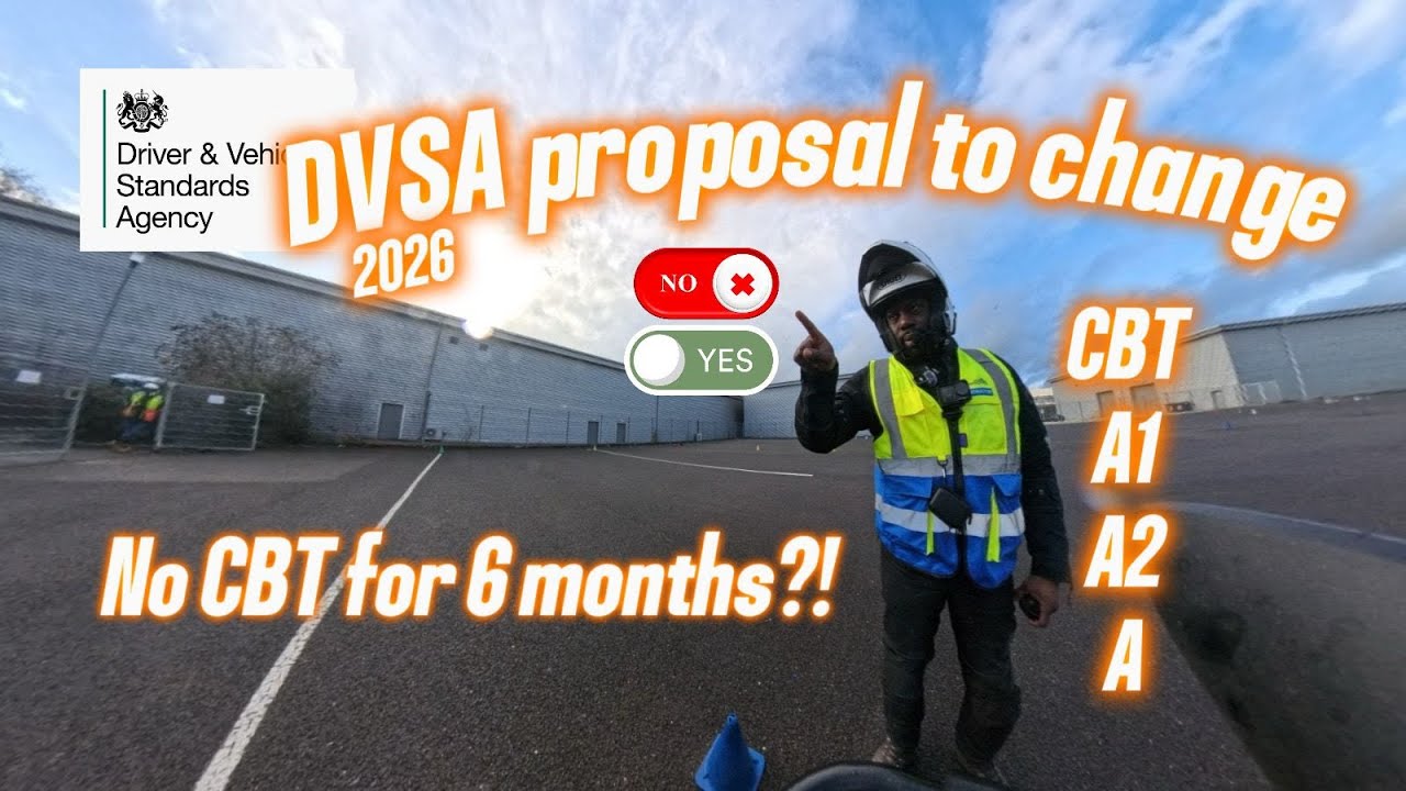 DVSA Changes Could Affect Your CBT & A1, A2, A Motorcycle Licence