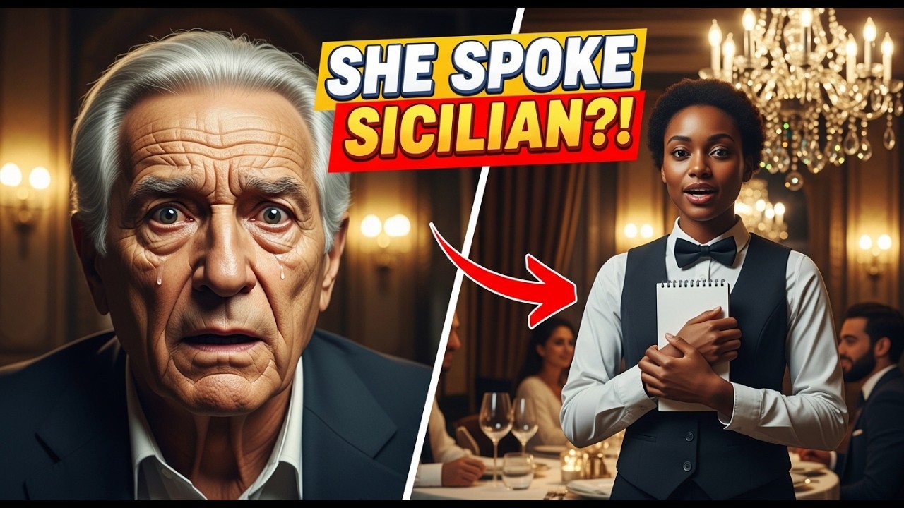 Shy Waitress Speaks Sicilian — Billionaire’s Father Freezes