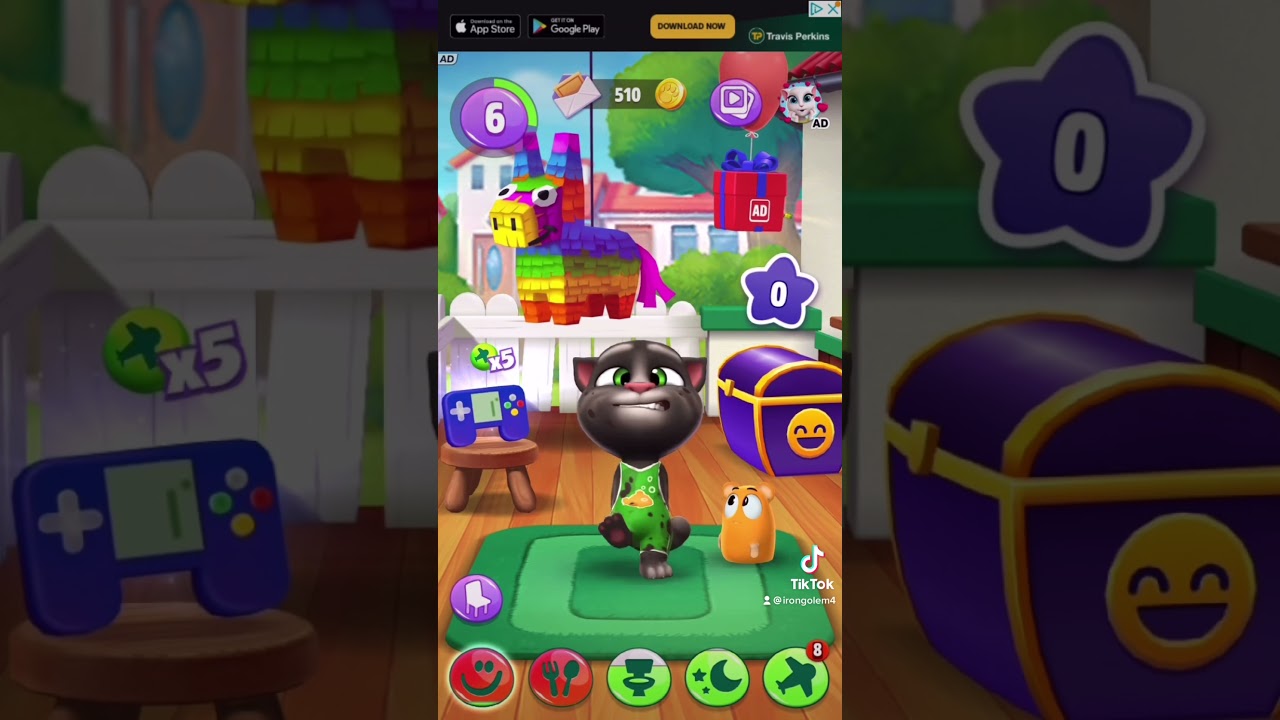 Talking Tom in reverse