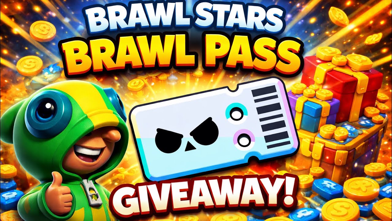 Brawl stars brawl pass plus giveaway 