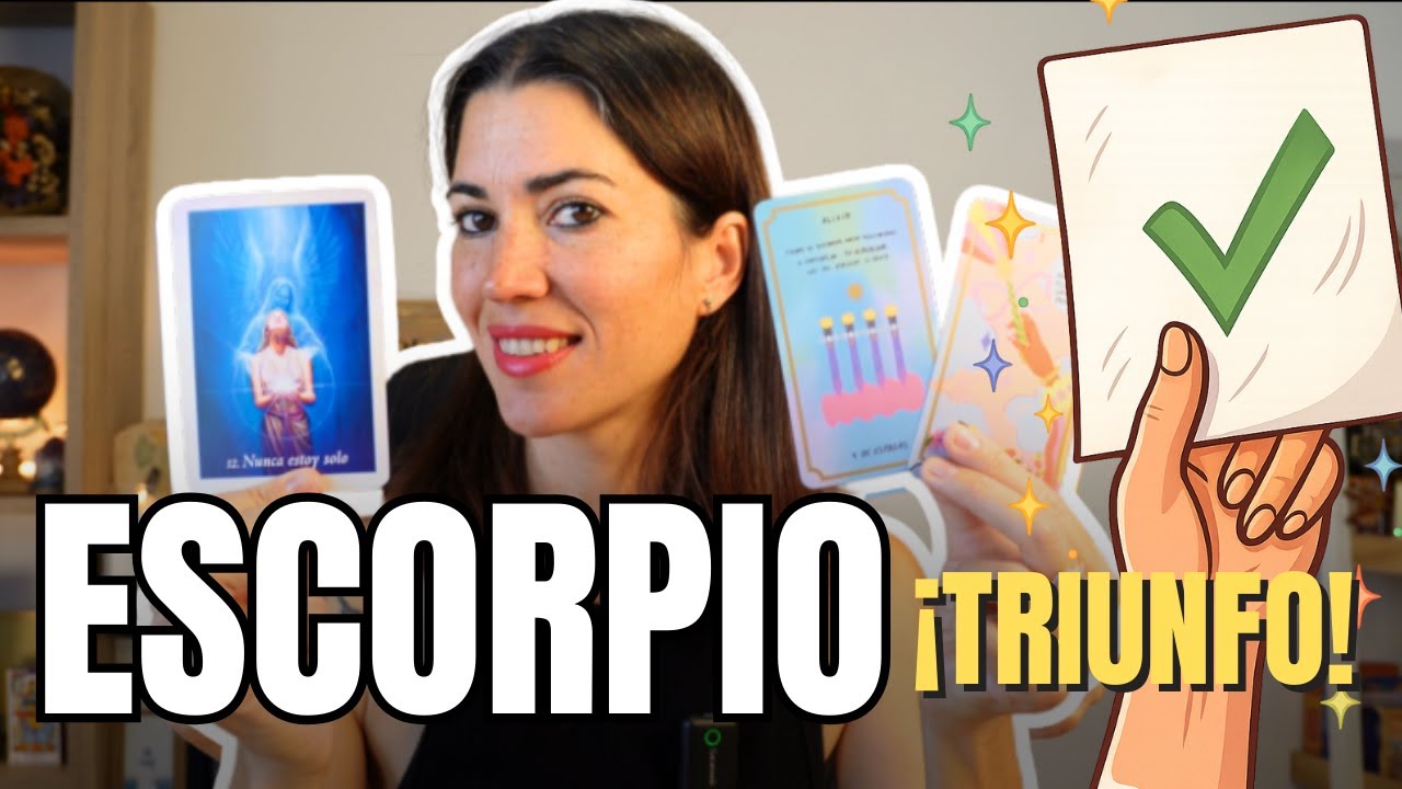 ESCORPIO ♏ Nuevo inicio con triunfo asegurado 🌟 1-15 Octubre