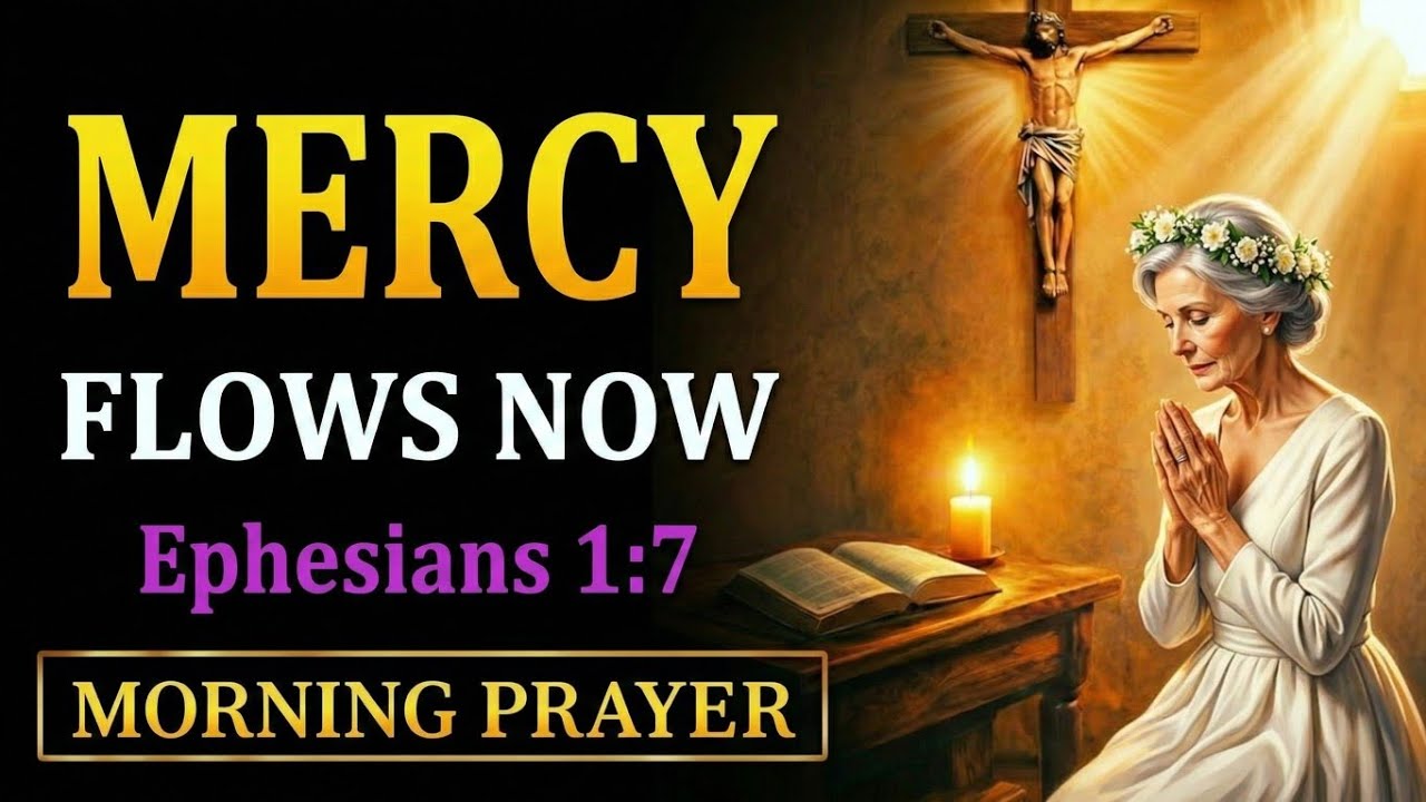 MERCY FLOWS NOW - Miracle Morning Prayer for Forgiveness and Finding Peace in the Cross