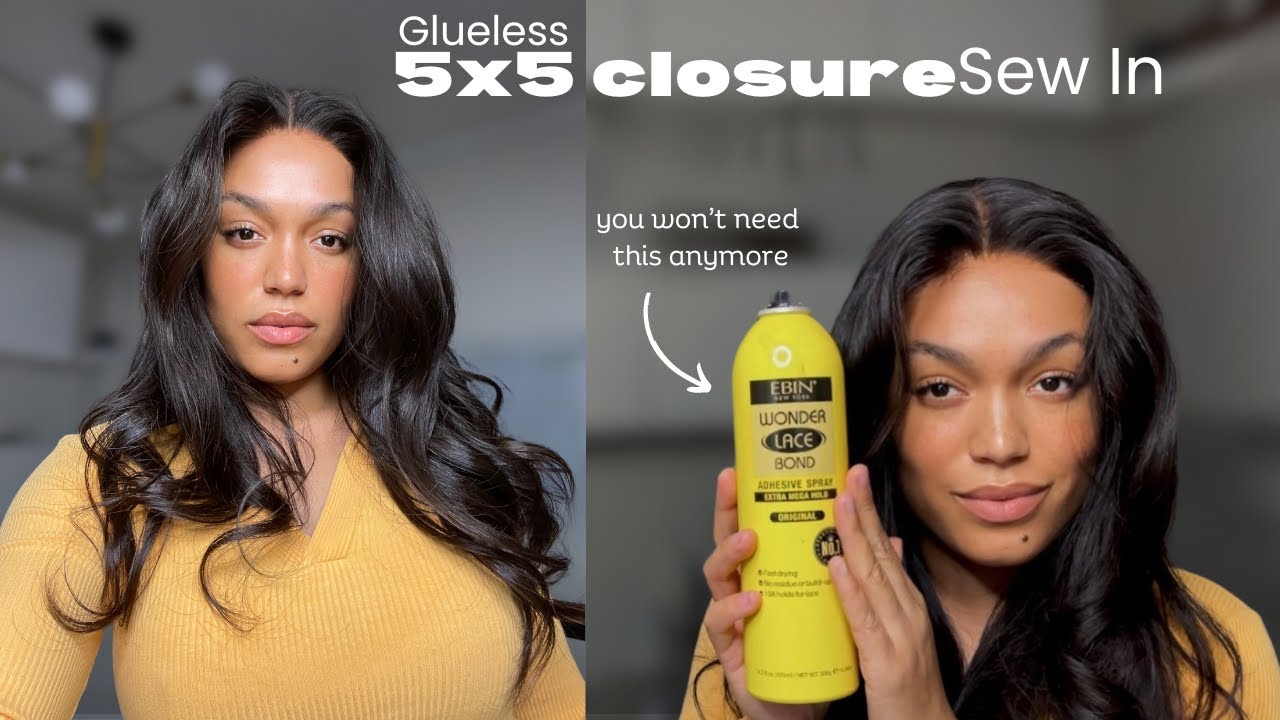 Glueless 5x5 Closure Sew In | At Home | MIIRAGIRL