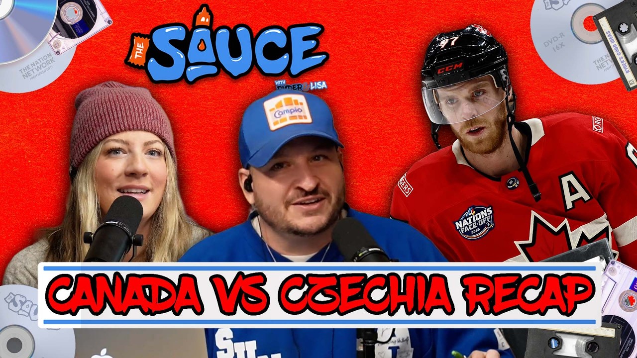 Canada Vs Czechia Post Game Show + Comedian Drew Behm | The Sauce with Ryder & Lisa