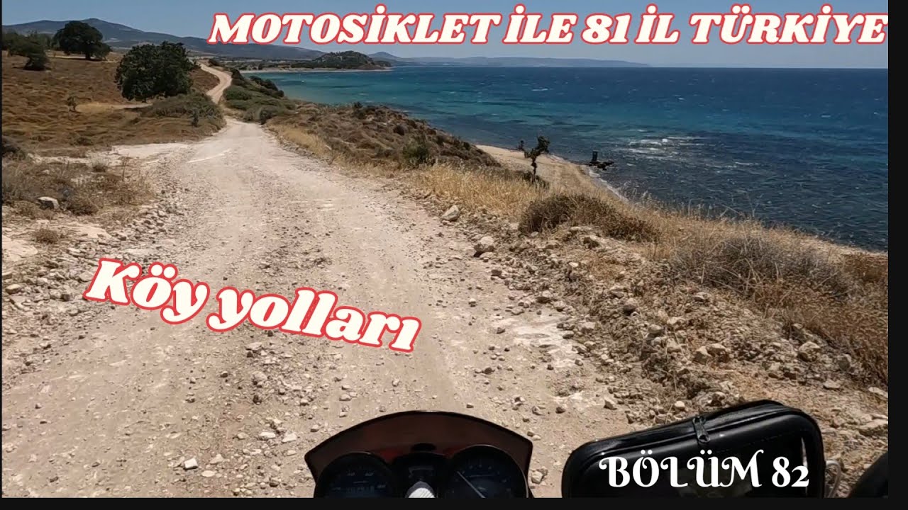 Ege ye giderken Çanakkale kasabalarından geçiyorum.Motosiklet ile Türkiye Gezisi Bölüm 82