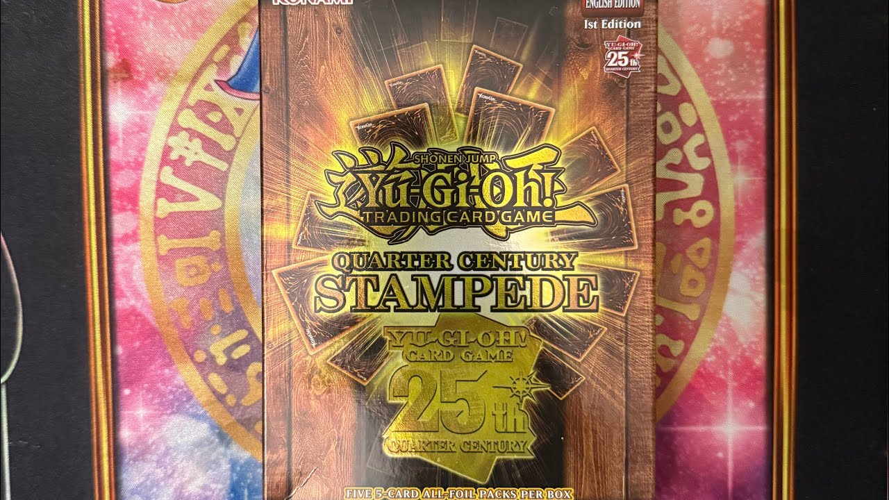 Yugioh Quarter Century Stampede Tuck Box Opening