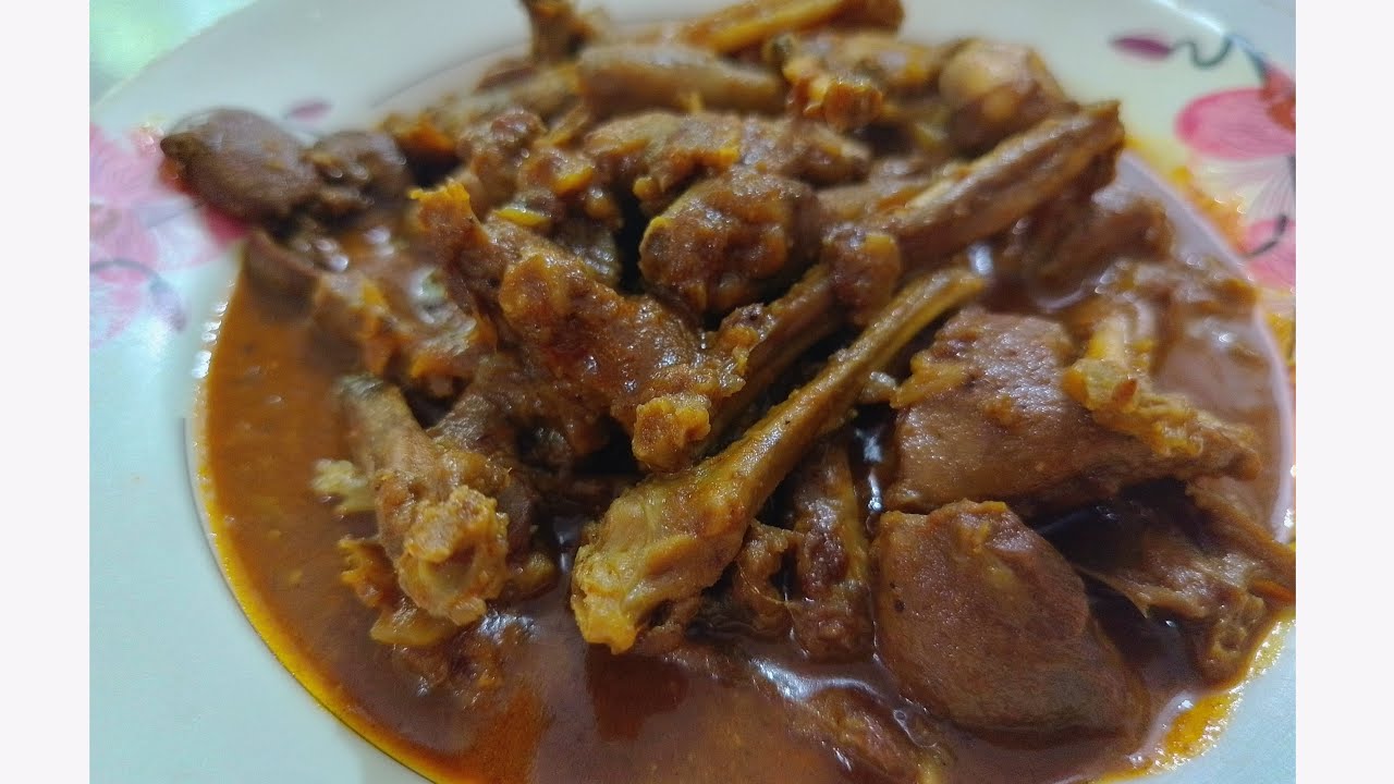 বক পাখির মাংস রান্না রেসিপি। How to cook boker mangsho