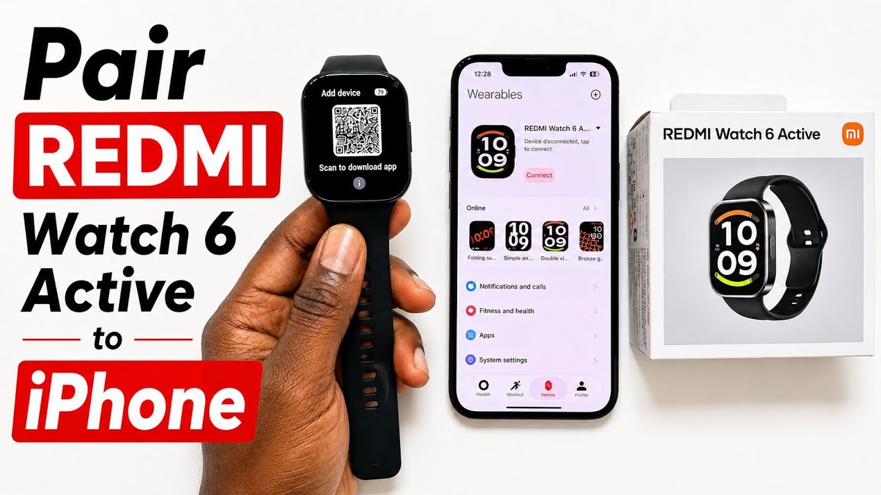 Как подключить Redmi Watch 6 Active к iPhone (простой способ)