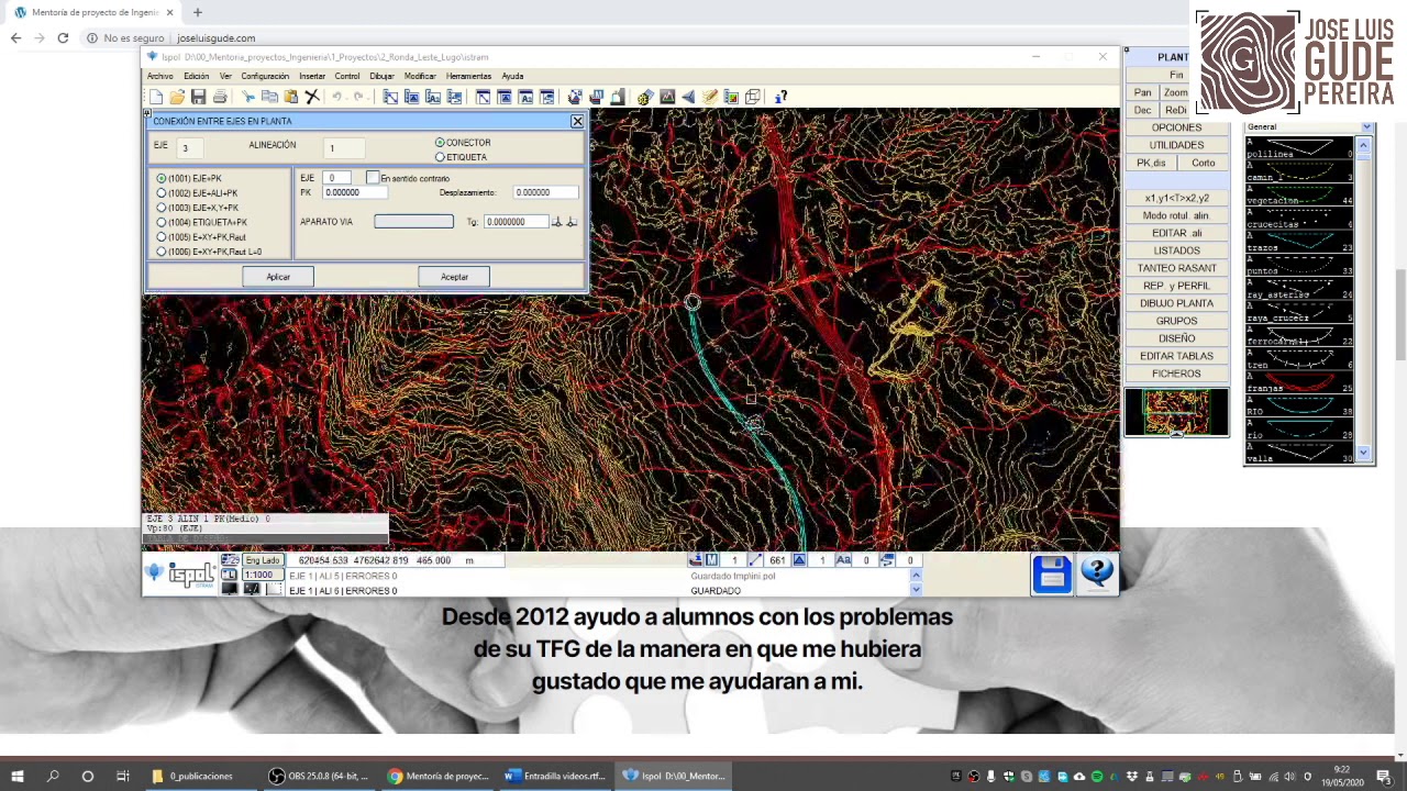 Generación básica de viales con Istram #4  Geometría de alineaciones especiales