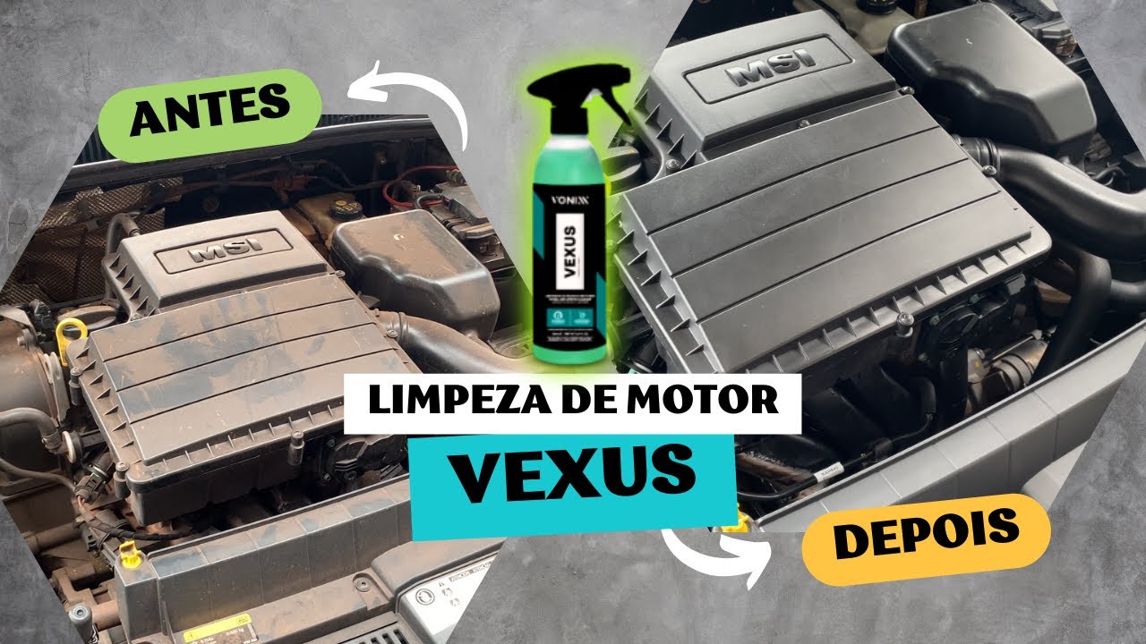 Testamos o novo limpador de motor e rodas da Vonixx VEXUS | Resultado incrível !