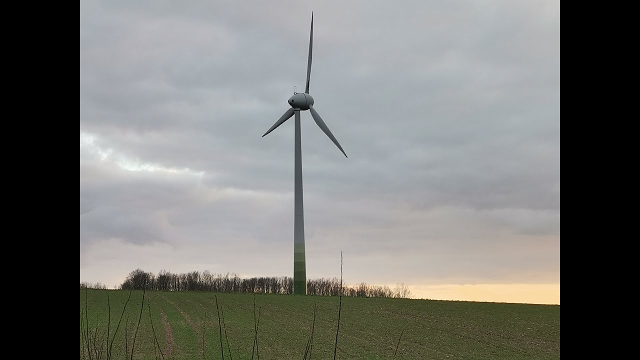 Windpark Hampenhausen mit Enercon E40/6.44 und E48 Windkraftanlagen