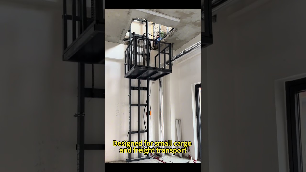 Electric Hydraulic Lifting Platform#hydrauliclift  #cargolift  #freightelevator  #electriclift