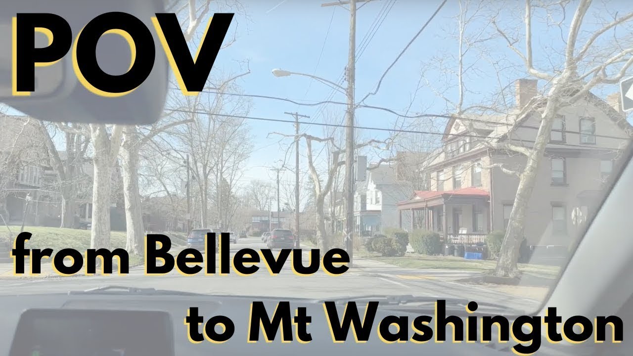 Bellevue to Mt Washington | What it is REALLY like DRIVING around Pittsburgh Series