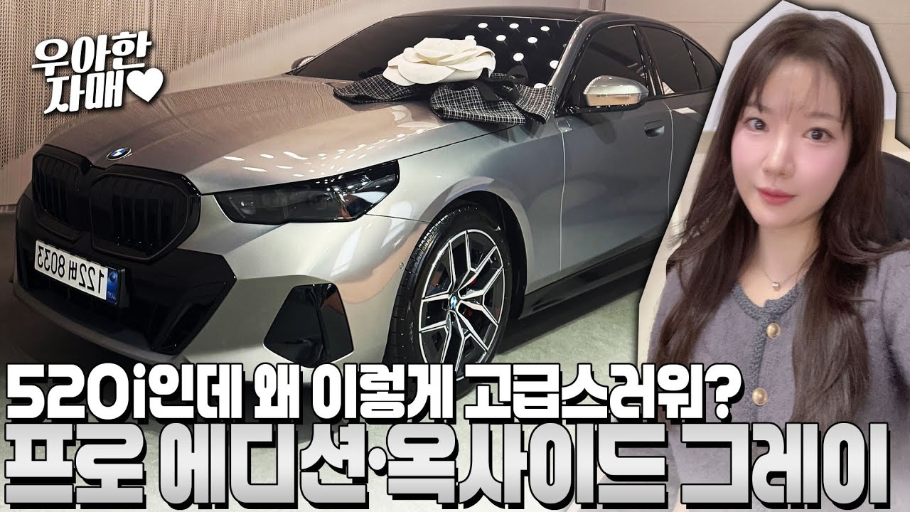 520i인데 왜 이렇게 고급스러워? 프로 에디션 옥사이드 그레이
